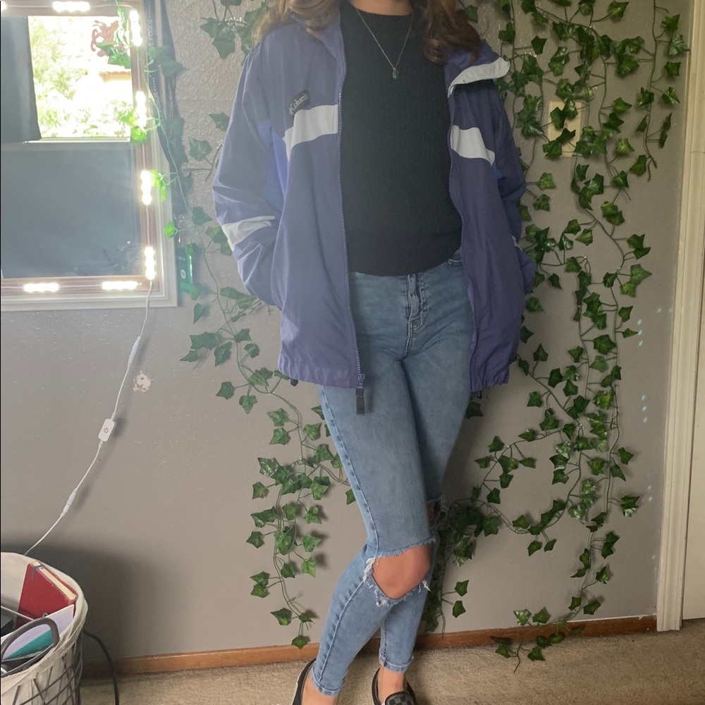 Purple Columbia Windbreaker